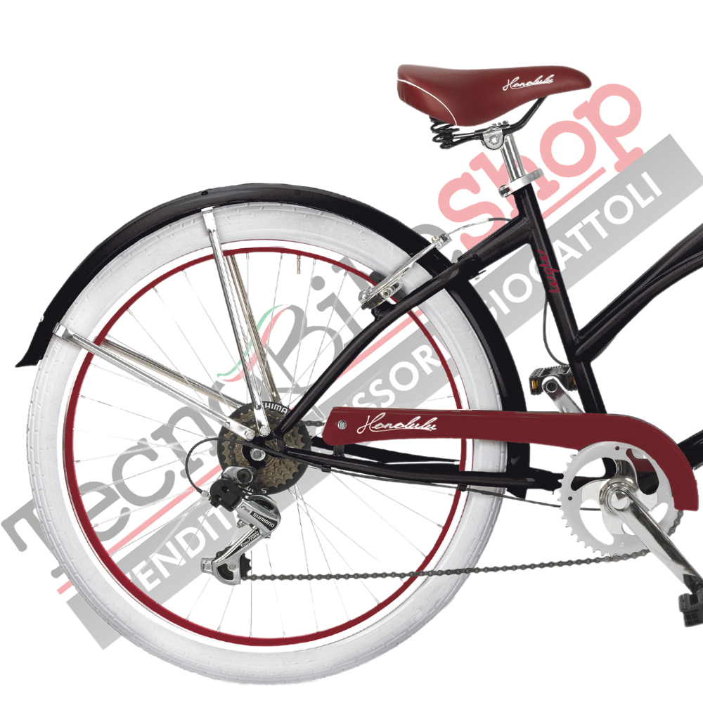 Bici  Cruiser MBM HONOLULU DONNA Ruota 26 pollici colore Nero