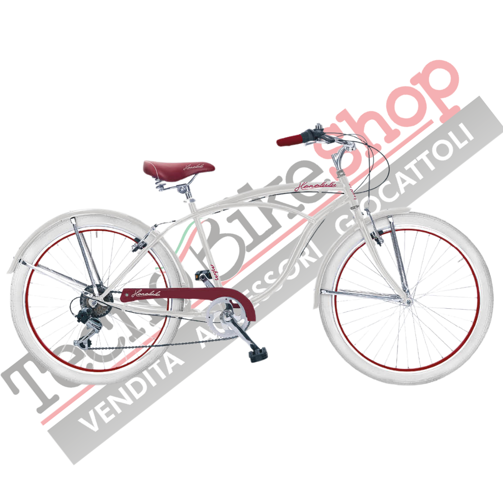Bici Cruiser MBM  HONOLULU Uomo Ruote  26 pollici colore Avorio