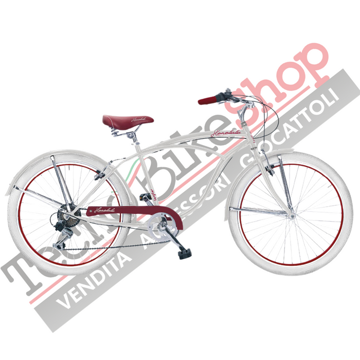 Bici Cruiser MBM  HONOLULU Uomo Ruote  26 pollici colore Avorio