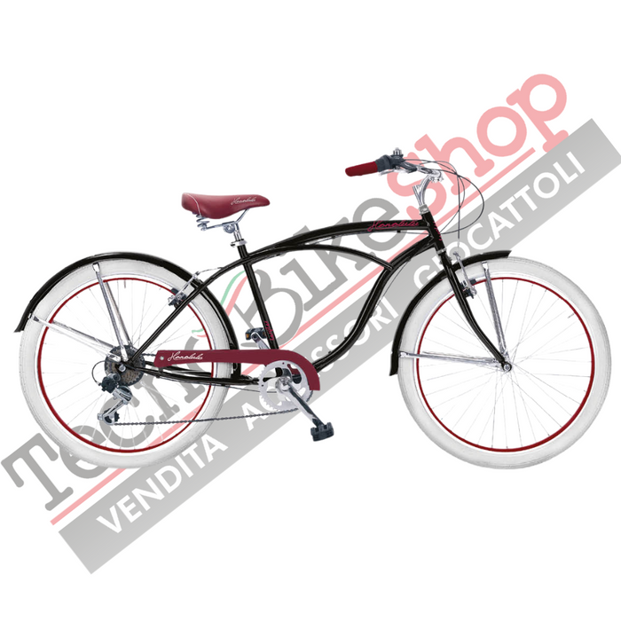Bici Cruiser MBM  HONOLULU Uomo Ruote  26 pollici colore Nero