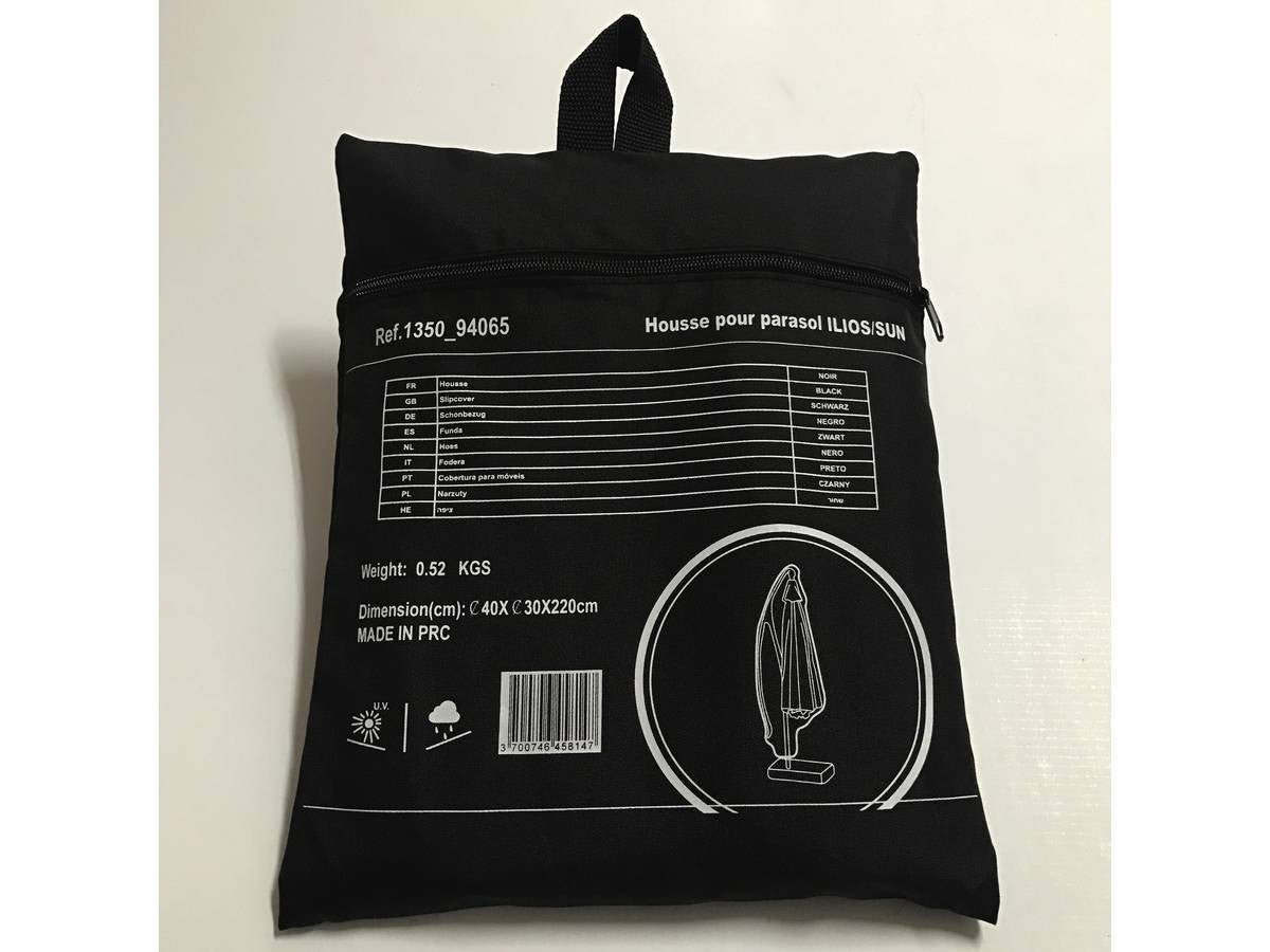 Custodia di protezione - Ombrellone Ilios/Ilios 3/Sun 3 - Nero