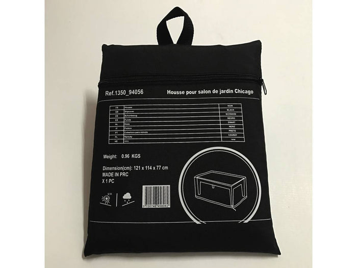 Custodia di protezione - Salone da giardino Chicago 4 - Nero