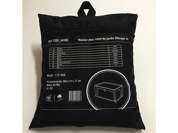 Custodia di protezione - Salone da giardino Chicago 10 - Nero