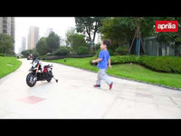 Moto Elettrica per Bambini Aprilia Racing Dorsoduro 12V Ruote in EVA-Rosso