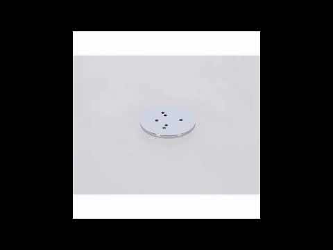 Inda - Kit fissaggio ad incollo a parete Forum cromato