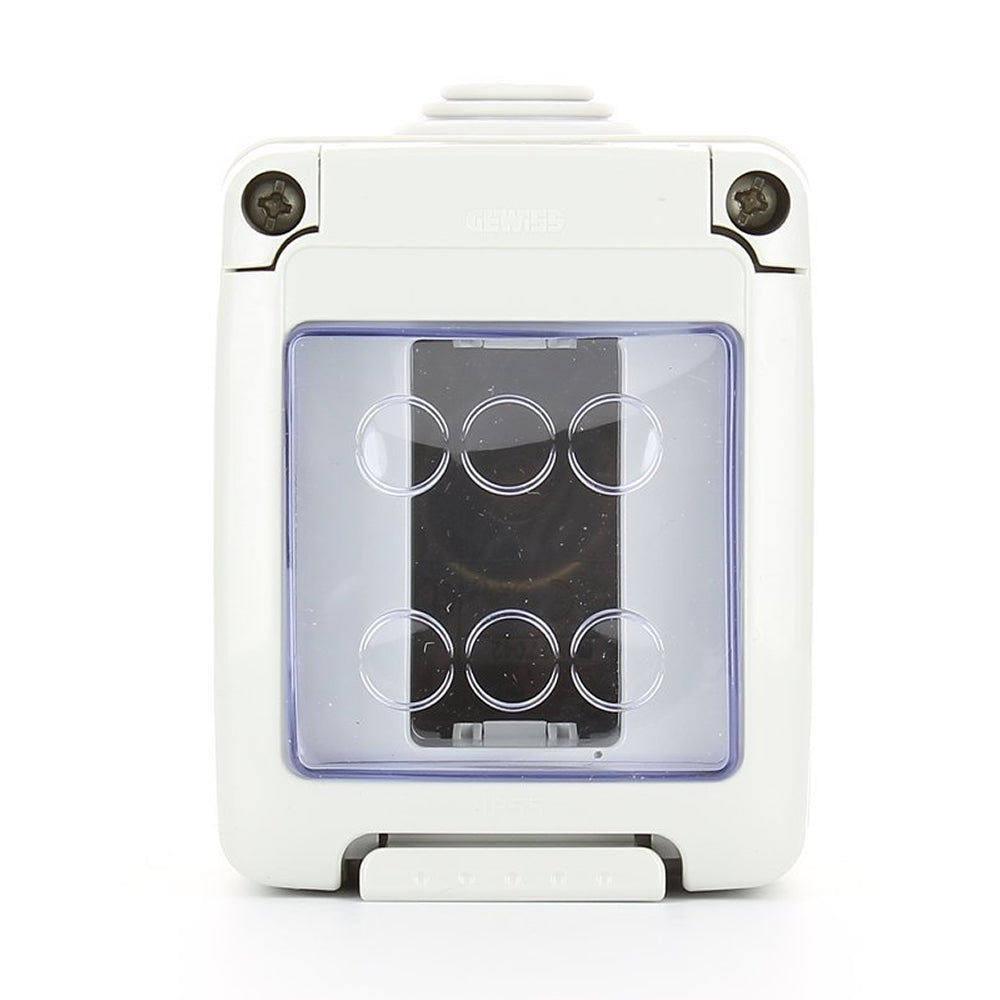 Contenitore 1 posto gewiss27041 stagno con sportellino