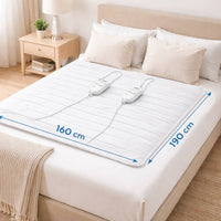 Zephir termocoperta elettrica in poliestere per riscaldamento letto *** numero posti 2 piazze, confezione 1