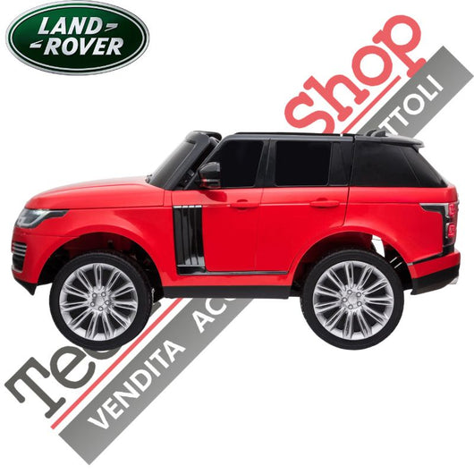 Auto Elettrica Per Bambini Land Rover - Range Rover Sport HSE 2 Posti-Rosso