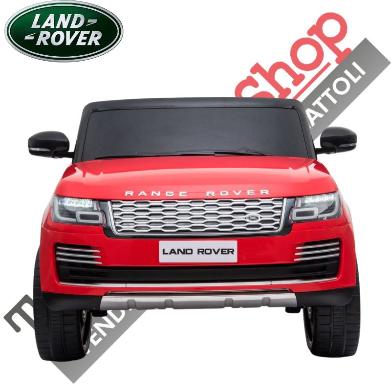 Auto Elettrica Per Bambini Land Rover - Range Rover Sport HSE 2 Posti-Rosso