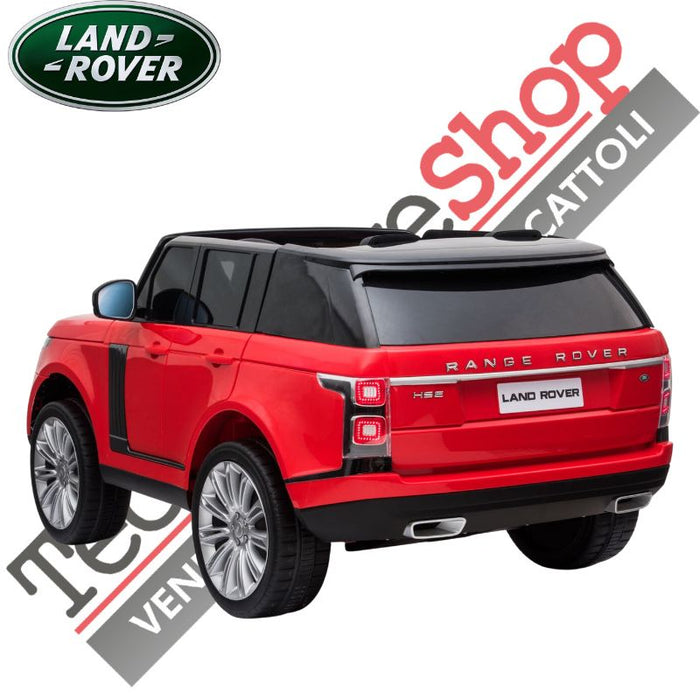 Auto Elettrica Per Bambini Land Rover - Range Rover Sport HSE 2 Posti-Rosso