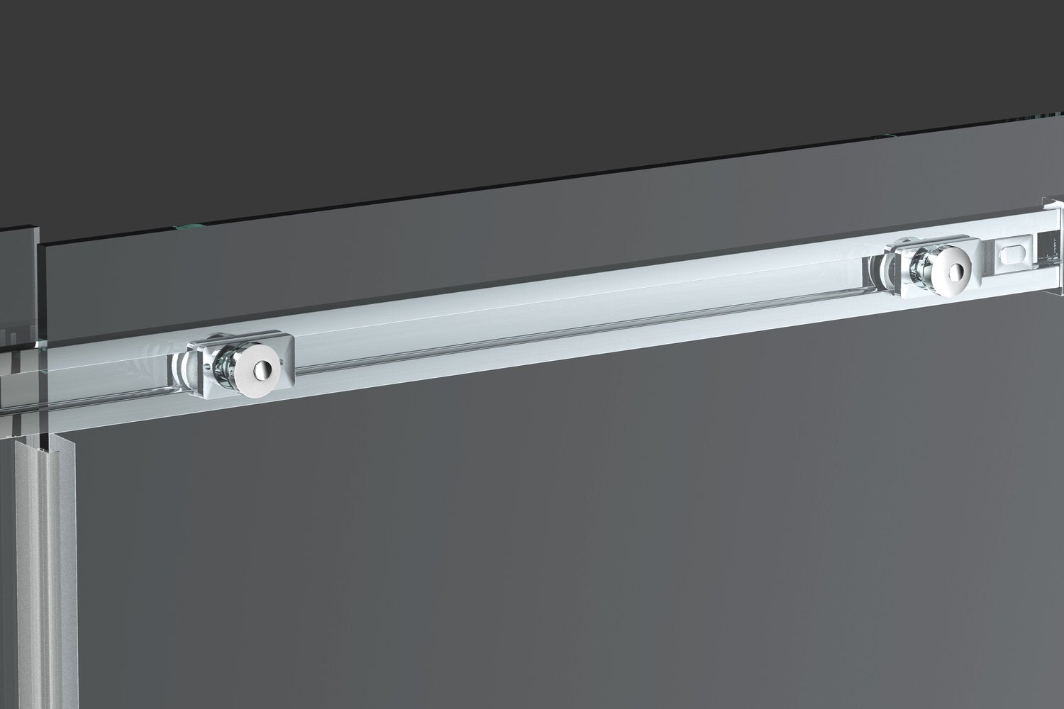 Box doccia angolare 100x110 cm con ante scorrevoli in cristallo temperato 8 mm H 200 cm CLARA Satinato