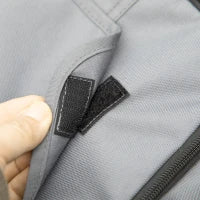 Carrello per Cani con Cuscino, 3 Tasche Laterali, Pieghevole, Carrello per Cani, 102 cm x 62 cm x 105 cm, Grigio