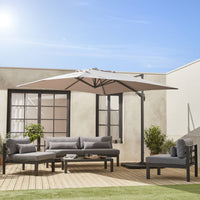 Telo per ombrellone falgos 3x3m, beige