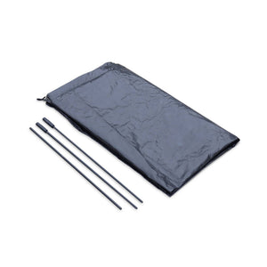 Telo parasole 3x4m, nero