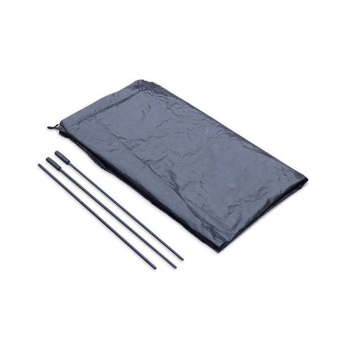 Telo parasole 3x4m, nero