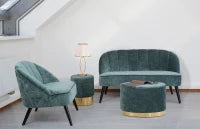 Puff Goldy Verde Cm Ø 35X42