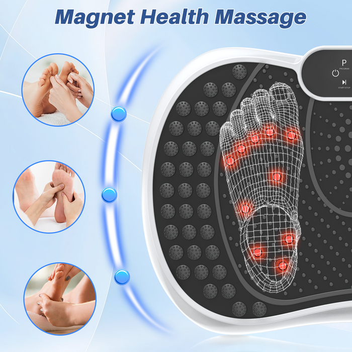 Piattaforma vibrante, attrezzatura per il fitness domestico RATTANTREE con altoparlante Bluetooth, 4 modalit¨¤ di programmazione, carico massimo 150 kg