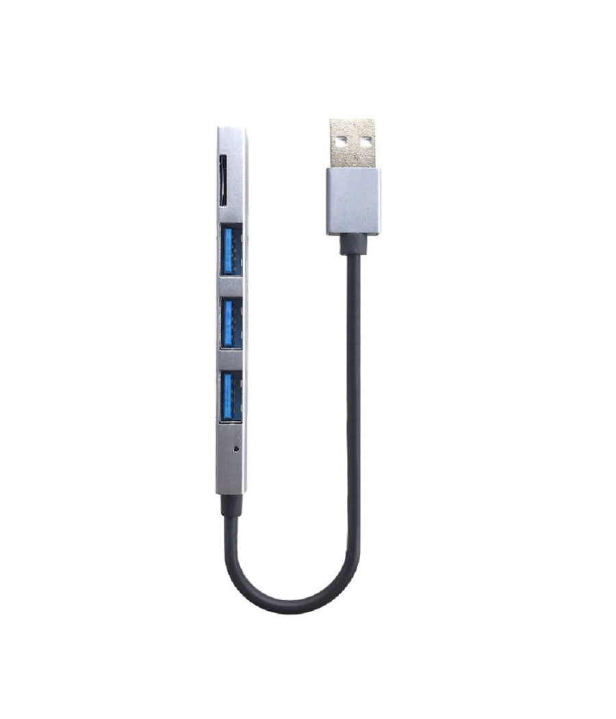 Hub Usb 3 Porte Usb3.0 + 1 Slot Micro Sd Portatile Dissipazione Del Calore Q-t89         