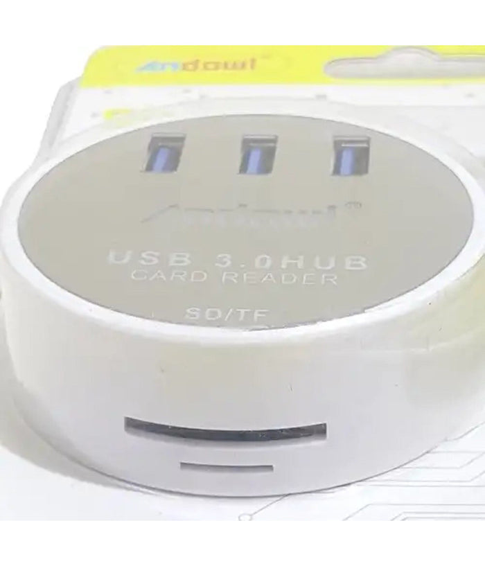 Hub Usb 3.0 3 Porte Lettore Schede Connessione Usb Per Pc Windows Mac Os Q-jc87         