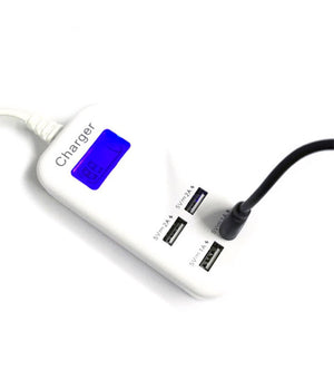 Hub Usb 4 Porte 6a Con Display Led Per Controllo Ricarica Batteria         