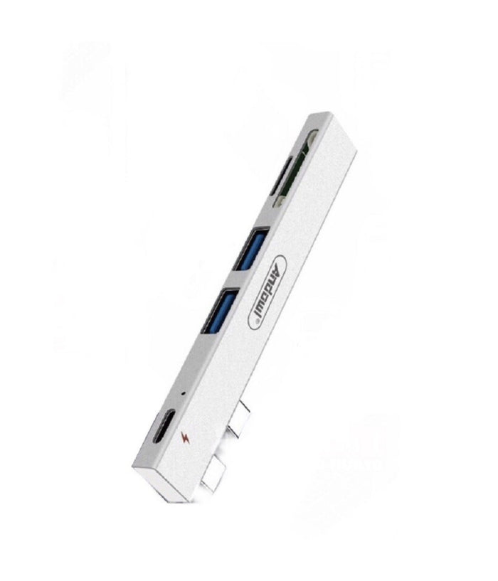 Hub Usb Q-hu810 5in1 Da Tipo C A Hub Usb Per Macbook Pro Con Connessione Tipo C         