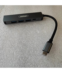 Hub Usb Type-c 5 In 1 Hdmi 4k Compatibile Con Thunderbolt 3 Multifunzione Q-hu90         