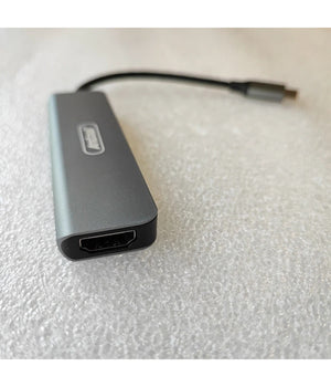 Hub Usb Type-c 5 In 1 Hdmi 4k Compatibile Con Thunderbolt 3 Multifunzione Q-hu90         