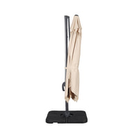 Ombrellone rettangolare decentrato in alluminio 3x3m, beige