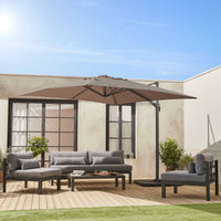 Telo per ombrellone falgos 3x3m, beige