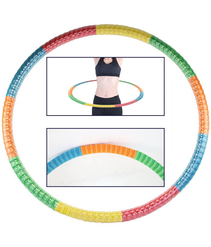 Hula Hoop Cerchio Anello Ginnico Ginnastica Sport Bambini Colori Random 95cm         