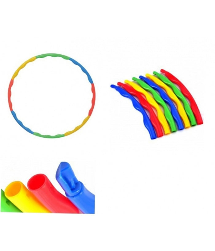 Hula Hoop In Plastica Cerchio Gioco Giocattolo Bambini Segmenti Trasporto Facile         