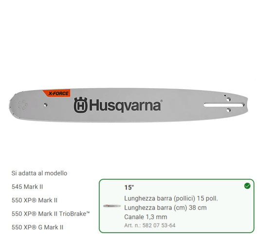 582075364 Barra 15 .325" 1,3mm X-Force"