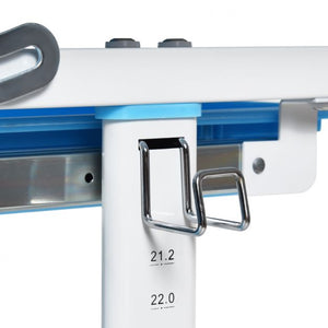 Set tavolo e sedia per bambini regolabile in altezza con cassetto ribaltabile in MDF + PP facile da pulire Blu 20_0008531