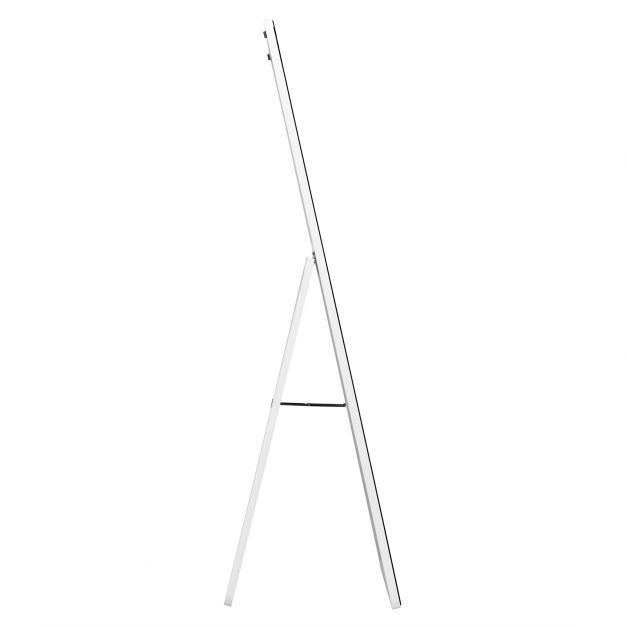 Specchio da terra rettangolare a tutta altezza con cornice in legno massello 160 x 37 cm bianco 20_0008907