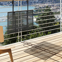 Mensola di ferro da appendere, Tavolo pieghevole per ringhiera con 5 livelli regolabili in altezza-Scaffali per piante