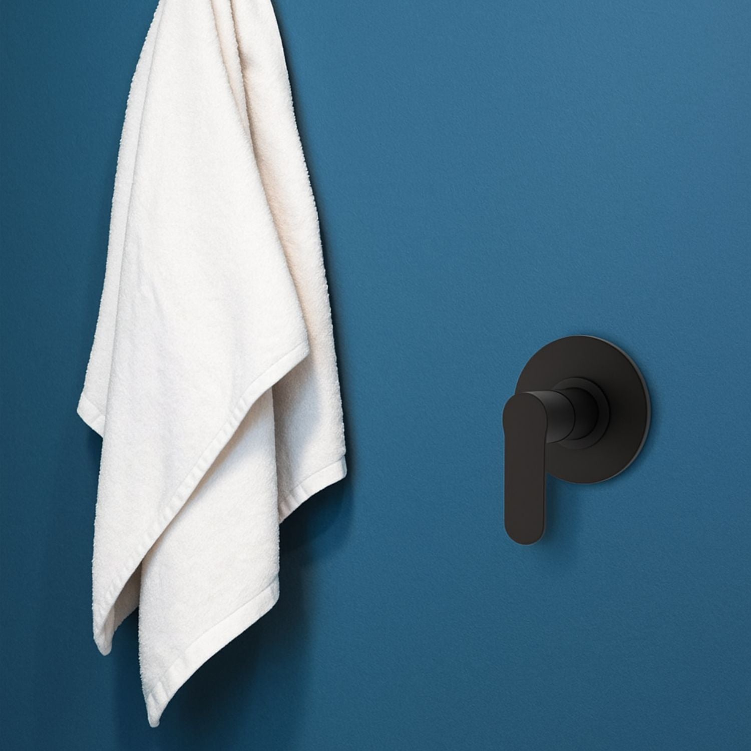 Miscelatore doccia da parete oceania ad incasso ottone colore nero opaco bagno *** confezione 1