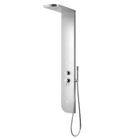Colonna doccia acciaio inox 3 funzioni 4 bocchette idro lombari l20xp50xh150 005b *** finitura- cromo lucido, confezi...