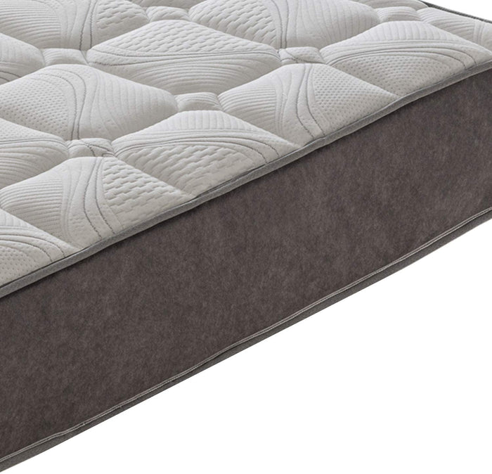 Materasso Piazza e Mezza 120x190 a molle insacchettate, 4 cm memory foam, ortopedico, 800 molle insacchettate, 9 zone di comfort