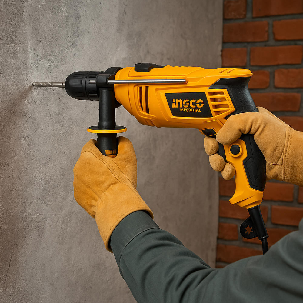 Trapano a percussione 850 watt velocità variabile funzione martello