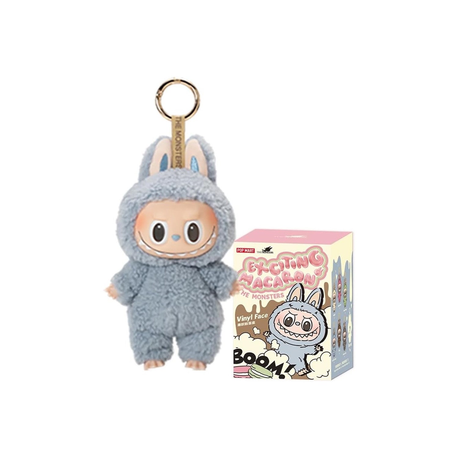 Trade Shop - I Mostri Tasty Macarons Faccia Vinile 1pz Figure Casuali Azione Collezione Gioco Regalo         