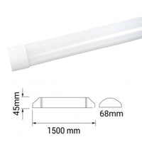 Plafoniera led optonica 6698 50w 4150 lumen 4000k 150cm ip65 uso industriale