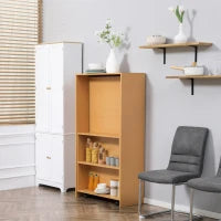 Tavolo Pieghevole da Pranzo max 3 Persone, in Truciolato e Acciaio, 75x144x144.5 cm, color Legno