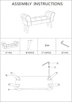 Panca Imperial Cm 102X31X54
