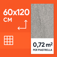 Piastrella gres porcellanato rettificata london grey s.agostino 60x120 cm *** misura 34,56 m2, confezione 1