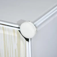 Mobile Scarpiera Modulare Salvaspazio, 6 Cubi 45x35x17 cm in Acciaio e PP, Bianco