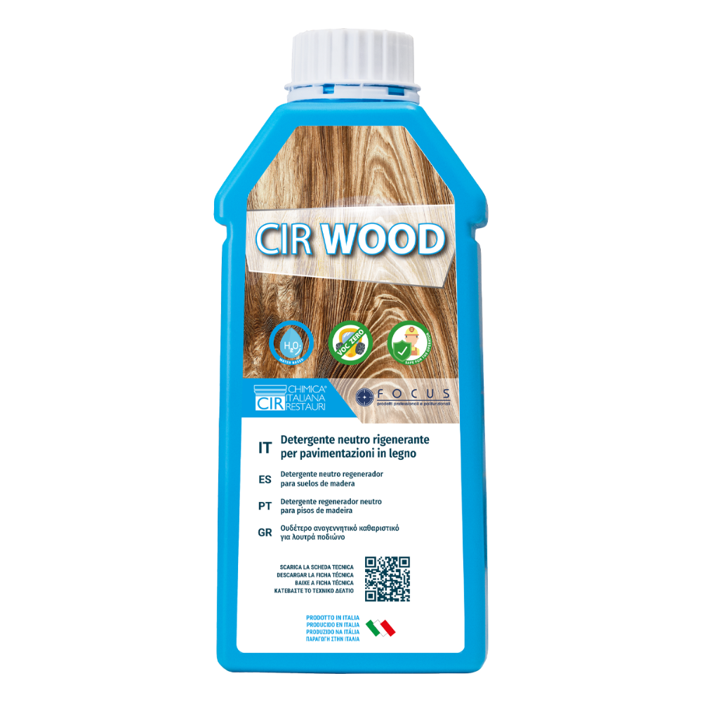 Detergente pulire esaltare rigenerare pavimento superfici legno cirwood 1 litro
