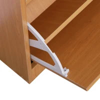 Set Mobili Ingresso Moderno con Scarpiera e Specchio, Appendiabiti da Ingresso con 6 Ganci, 2 Ripiani Regolabili e Cassetti in Legno per Corridoio, 90x24x177 cm, Legno