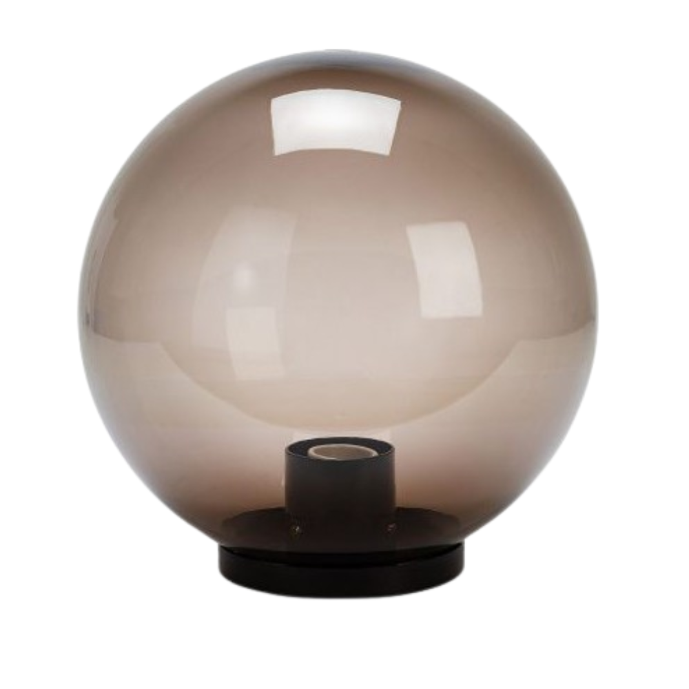 Acrilux globo sfera lampioni fumè con possibilità di montaggio a palo *** diametro 250 millimetri, confezione 1