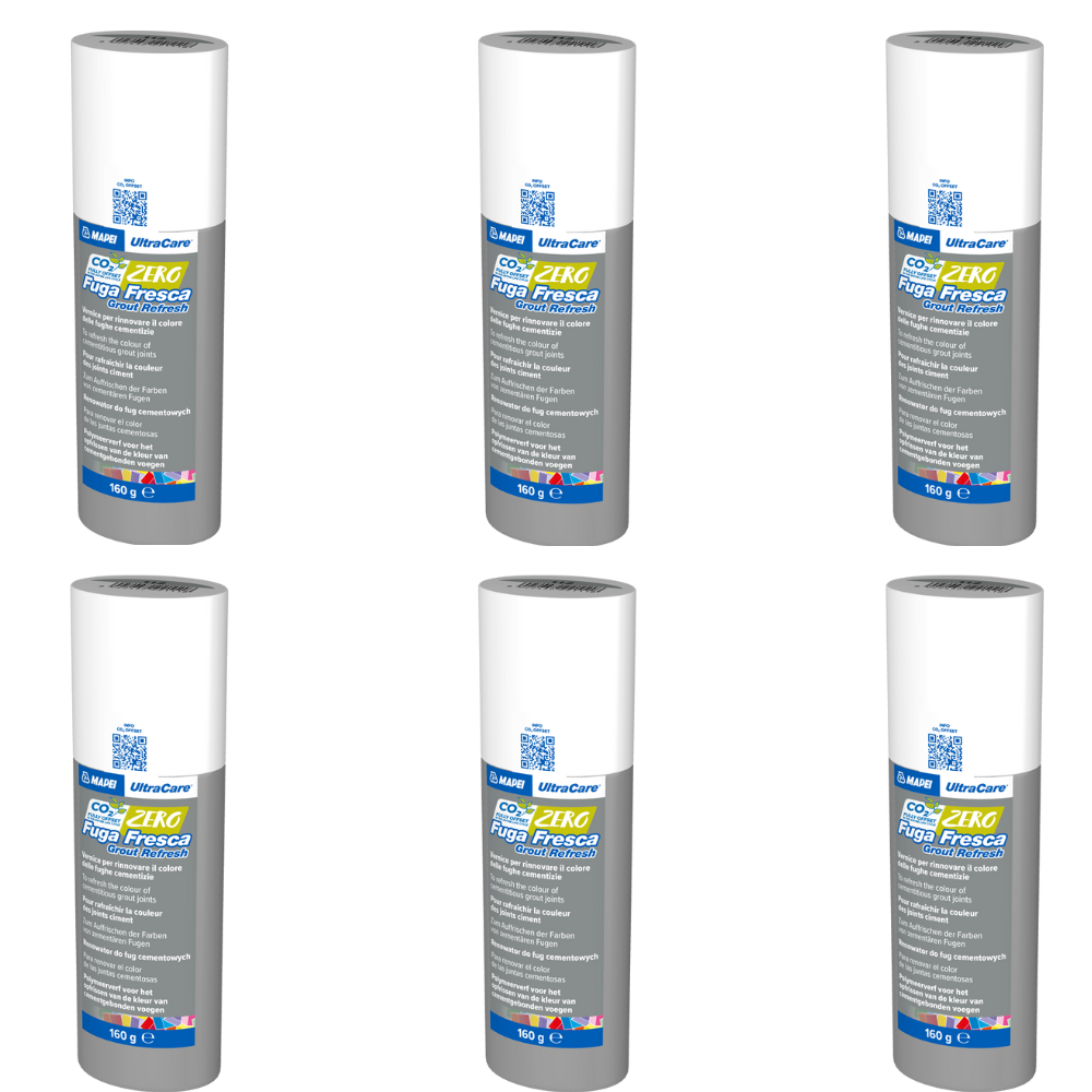 Ultracare fuga fresca vernice polimerica bianca per fughe confezione da 6 pezzi