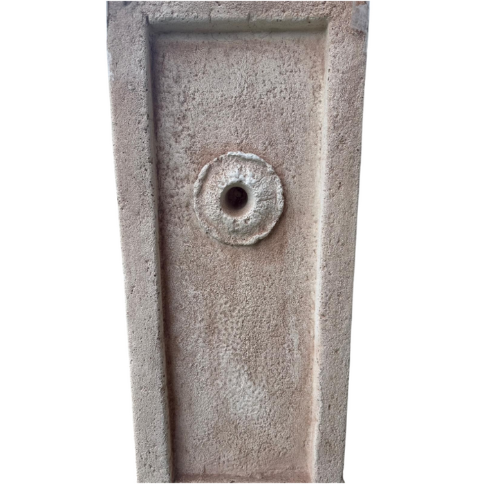 Fontana calcestruzzo cemento senza rubinetto 51x62xh.120cm modello spagnola